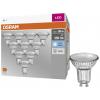 OSRAM HOMELIGHTING 4058075036703 LED Energetická třída (EEK2021) F (A - G) GU10 žárovka 4.3 W = 50 W neutrální bílá (Ø x v) 50 mm x 50 mm 10 ks