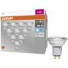 OSRAM HOMELIGHTING 4058075036703 LED Energetická třída (EEK2021) F (A - G) GU10 žárovka 4.3 W = 50 W neutrální bílá (Ø x v) 50 mm x 50 mm 10 ks