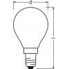 OSRAM HOMELIGHTING 4058075592599 LED Energetická třída (EEK2021) D (A - G) E14 kapkový tvar 5.5 W = 60 W teplá bílá (Ø x v) 45 mm x 45 mm 3 ks