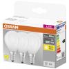 OSRAM HOMELIGHTING 4058075592599 LED Energetická třída (EEK2021) D (A - G) E14 kapkový tvar 5.5 W = 60 W teplá bílá (Ø x v) 45 mm x 45 mm 3 ks
