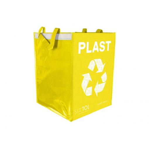 Taška na tříděný odpad SIXTOL Sort Easy Plastic 36l