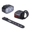 Solight set nabíjecích cyklo svítilen, 160lm přední, zadní červená, Li-Ion, USB - WN47