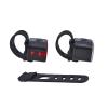 Solight set nabíjecích cyklo svítilen, 160lm přední, zadní červená, Li-Ion, USB - WN47