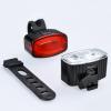 Solight set nabíjecích cyklo svítilen, 160lm přední, zadní červená, Li-Ion, USB - WN47