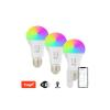 Smart LED žárovka E27 11W RGB+CCT IMMAX NEO 07712CDO WiFi Tuya sada 3ks
