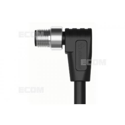 Kabel s vidlicí M8, 90°, 3 piny, 1 m, IP67
