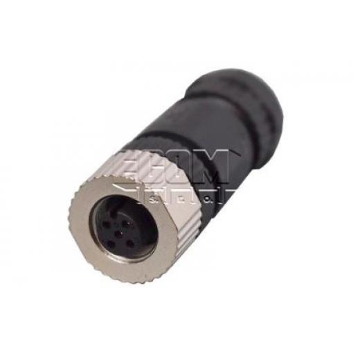 Zásuvka M12 kód A, 8 pinů, 30 V / 2 A, IP67, DEG