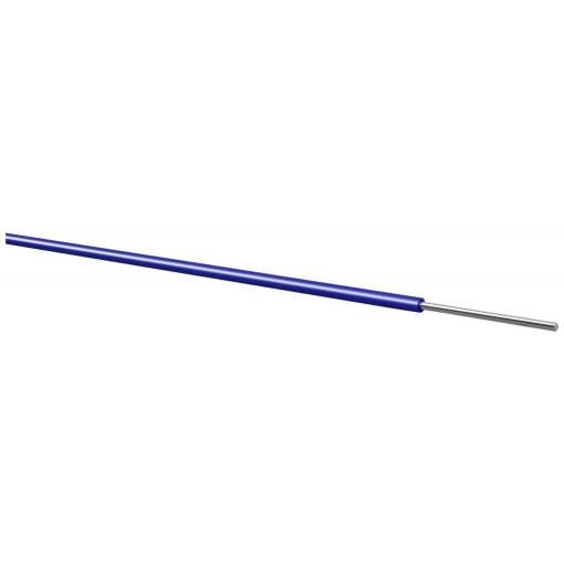 Kabeltronik 070104007 měděný drát, Yv, 1 x 0.13 mm², modrá, 100 m