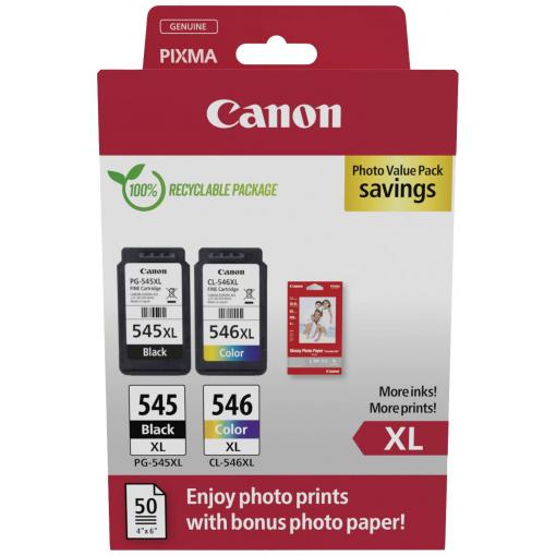 Canon Ink PG-545+CL-546XL originál Dual černá, barva 8286B011