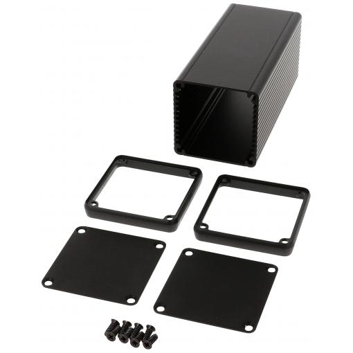 Hammond Electronics 1455CS1201BK univerzální pouzdro 120 x 54 x 54 hliník extrudovaný černá 1 ks