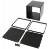 Hammond Electronics 1455NS1201BK univerzální pouzdro 120 x 103 x 103 hliník extrudovaný černá 1 ks