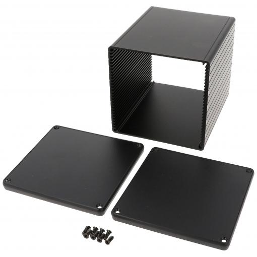 Hammond Electronics 1455NS1202BK univerzální pouzdro 120 x 103 x 103 hliník extrudovaný černá 1 ks