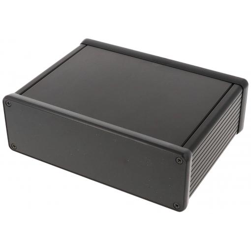 Hammond Electronics 1455T1202BK univerzální pouzdro 120 x 165 x 52 hliník extrudovaný černá 1 ks