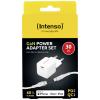 Intenso W30C GaN + C315L USB nabíječka, GaN, USB Power Delivery (USB-PD) , 1x USB-C®, 1x Apple Lightning;, 30 W, bílá