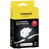 Intenso W30C GaN + C315L USB nabíječka, GaN, USB Power Delivery (USB-PD) , 1x USB-C®, 1x Apple Lightning;, 30 W, bílá