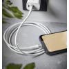 Intenso USB kabel USB 2.0 USB-A zástrčka, USB-C ® zástrčka 1.50 m bílá látkový potah 7901102