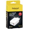 Intenso W65ACC GaN USB nabíječka, GaN, USB Power Delivery (USB-PD) , 1x USB A , 2x USB-C®, 65 W, Dodávka energie, bílá