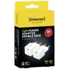 Intenso W30C GaN USB nabíječka, GaN, USB Power Delivery (USB-PD) , 1x USB-C®, 30 W, bílá