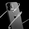 Intenso USB kabel USB 2.0 USB-C ® zástrčka, Apple Lightning konektor 1.50 m bílá látkový potah 7902002