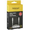 Intenso USB kabel USB 2.0 USB-C ® zástrčka, Apple Lightning konektor 1.50 m bílá látkový potah 7902002