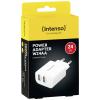 Intenso W24AA USB nabíječka, 2x USB A, 24 W, bílá