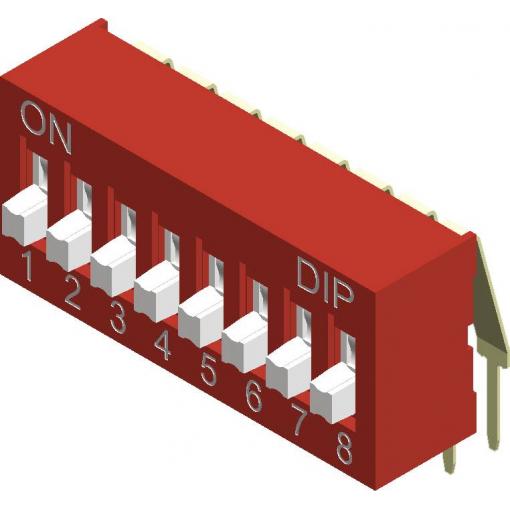 Diptronics NDA-02V DIP spínač Pólů 2 Right Angle 1 ks