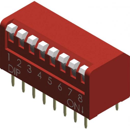 Diptronics NDP-02V DIP spínač Pólů 2 typ piano 1 ks
