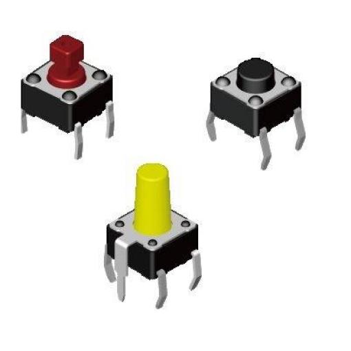 Diptronics DTS-62K-V, DTS-62K-V spínač s reverzací, 12 V/DC, 50 mA, 1 ks