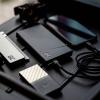 Green Cell GC PowerPlay10S powerbanka Li-Pol, 10000 mAh, Quick Charge 3.0, Dodávka energie, USB-A, USB-C®, černá