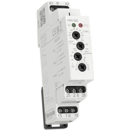 monitorovací relé 48, 48 - 276, 276 V/AC, V/DC 1 přepínací kontakt RO/SE LM-Heizungen HRN-32/2 1 ks