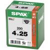 SPAX 1191040400253 šroub do dřeva 4 mm 25 mm T-STAR plus ocel Černý BLAX 200 ks