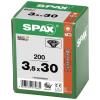 SPAX 1191040350303 šroub do dřeva 3.5 mm 30 mm T-STAR plus ocel Černý BLAX 200 ks