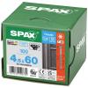 SPAX 25170404506021 šroub do dřeva 4.5 mm 60 mm T-STAR plus nerezová ocel A2 100 ks
