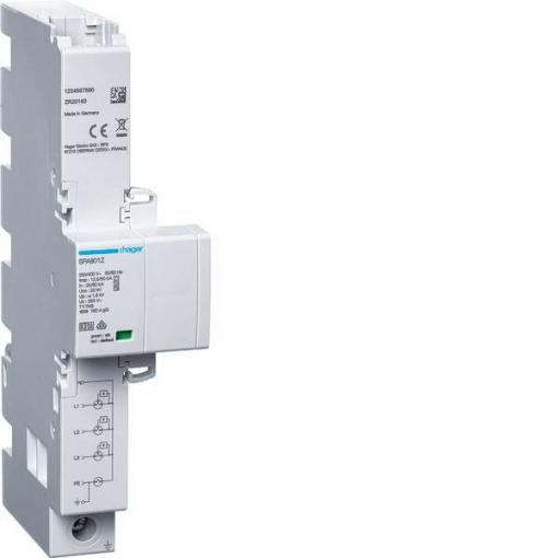 Hager SPA801Z SPA801Z kombinovaný chránič proti přepětí 1 ks