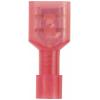 TRU COMPONENTS TC-11599308 faston zásuvka Šířka zástrčky: 6.3 mm Tloušťka konektoru: 0.8 mm 180 ° plná izolace červená 1 ks