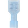 TRU COMPONENTS TC-11599312 faston zásuvka Šířka zástrčky: 6.3 mm Tloušťka konektoru: 0.8 mm 180 ° plná izolace modrá 1 ks