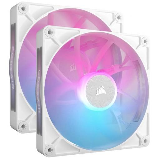 Corsair iCUE LINK RX140 RGB PC větrák s krytem bílá (š x v x h) 140 x 140 x 25 mm včetně LED osvětlení