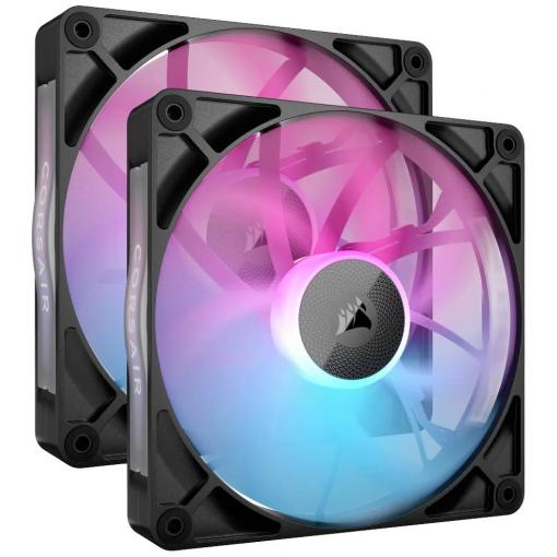 Corsair iCUE LINK RX140 RGB PC větrák s krytem černá (š x v x h) 140 x 140 x 25 mm včetně LED osvětlení