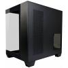 LC Power 809-B-ON Dark Storm_X midi tower herní pouzdro černá boční okno, 4 předinstalované LED ventilátory