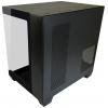 LC Power 809-B-ON Dark Storm_X midi tower herní pouzdro černá boční okno, 4 předinstalované LED ventilátory