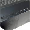 LC Power 809-B-ON Dark Storm_X midi tower herní pouzdro černá boční okno, 4 předinstalované LED ventilátory