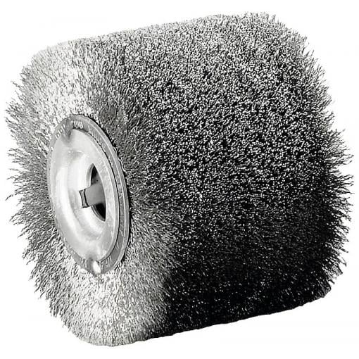 Lessmann 323.348.19 brusný válec Edelstahldraht-Rundbürste Ø100x70mm 0,2mm-Draht Bo19,2mm Průměr 100 mm 1 ks