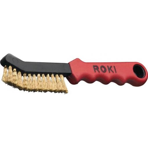 Lessmann ROKI® drátěný kartáč mosaz 225 mm 1 ks