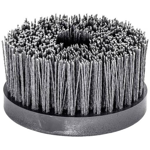 Lessmann Talířový kartáč D. 130mm M14 SIC, brusné štětiny K. na 2500 min 405845 405845 1 ks