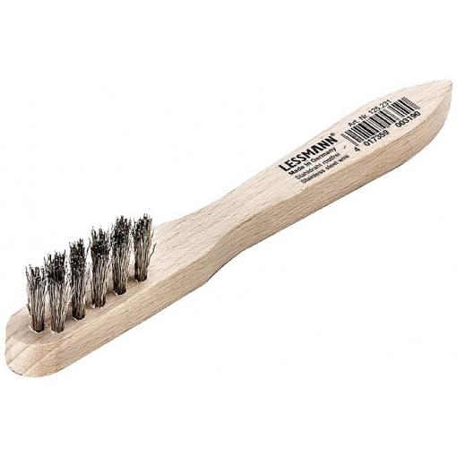 Lessmann 125231 kartáč na zapalovací svíčky vanadová ocel 150 mm 1 ks