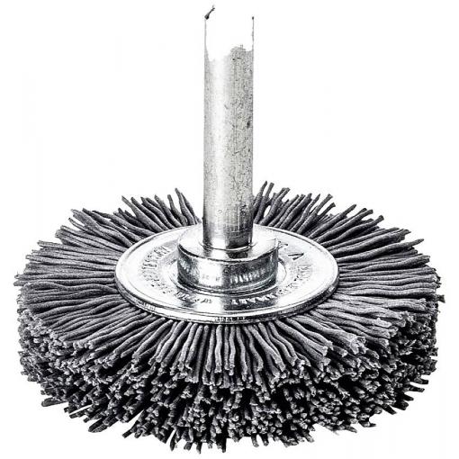 Lessmann Kulatý kartáč s dříkem D.50mm SIC, 6mm, brusný kartáč K.C., 10 mm, 15000 min 415842 415842 1 ks