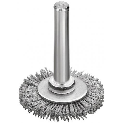 Lessmann Kulatý kartáč s dříkem D.30mm SIC, 6mm, brusnými štětinami K.C., 6 mm, 18000 min 413841 413841 1 ks