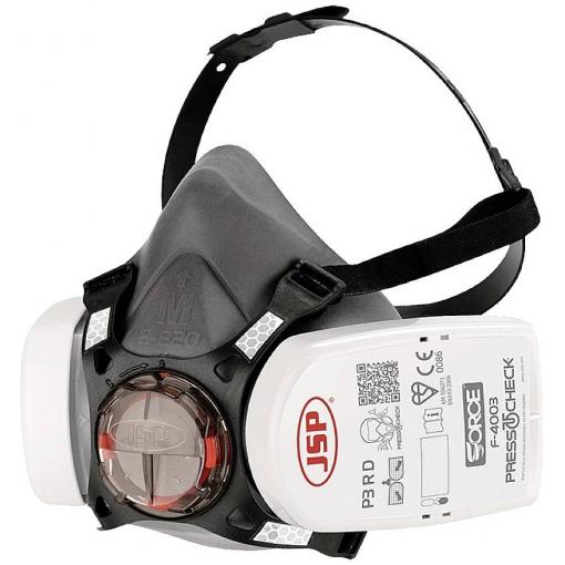 JSP Force™8 BHTOA3-0L5_N00 ochranná maska poloobličejová Velikost XS-XXL: M EN 140, EN 143 DIN 140, DIN 143