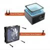 Akasa GRM12-M01-BKT3 mřížka PC ventilátoru s filtrem 120 x 120 mm