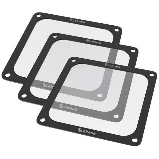 Akasa GRM12-M01-BKT3 mřížka PC ventilátoru s filtrem 120 x 120 mm